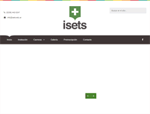 Tablet Screenshot of isets.edu.ar